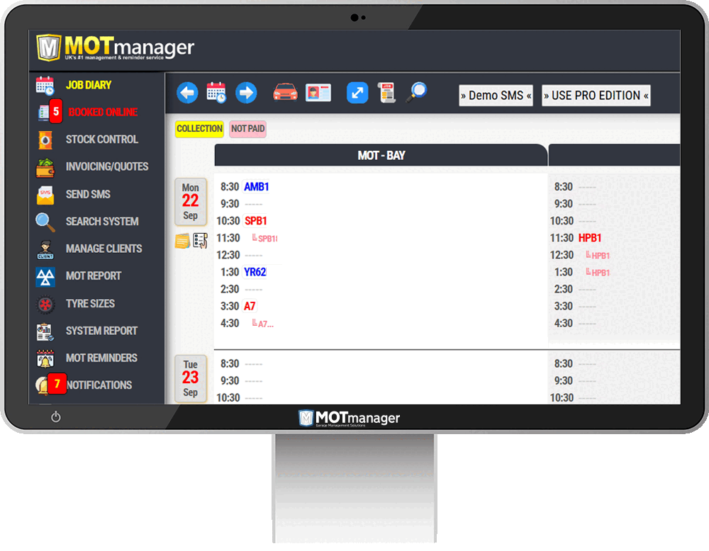 Online Bookings